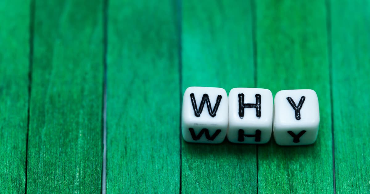A Rather Odd Way to Say “Why”